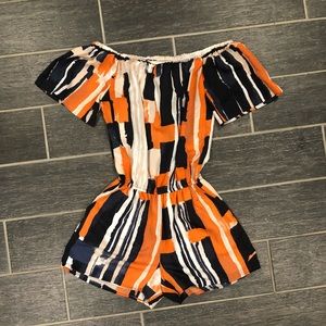 Off the shoulder romper
